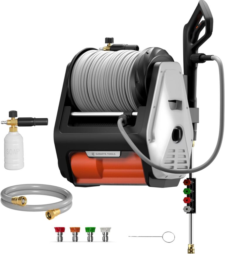 Giraffe Tools Grandfalls Review: Honest Verdict & Pros Cons 6 Image 1 of Giraffe Tools Grandfalls retractable pressure washer review