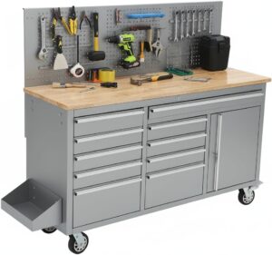 Image 1 of IDEALHOUSE 61-inch rolling tool chest review
