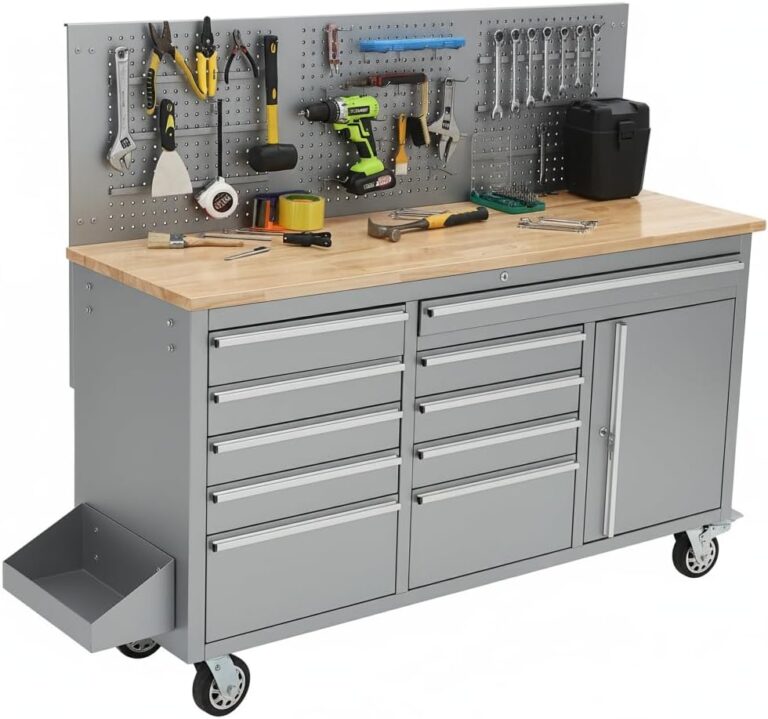 Image 1 of IDEALHOUSE 61-inch rolling tool chest review