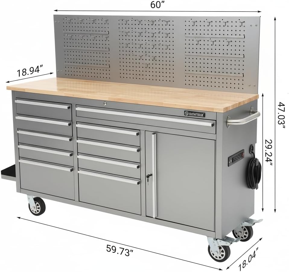 IDEALHOUSE 61-inch Rolling Tool Chest Review: Honest Pros & Cons 2 IDEALHOUSE 61-inch rolling tool chest review,IDEALHOUSE tool chest review and rating,IDEALHOUSE rolling cabinet review pros cons,is IDEALHOUSE tool chest worth buying,IDEALHOUSE 61-inch workbench review honest opinion,IDEALHOUSE rolling tool chest review verdict real-world performance test results