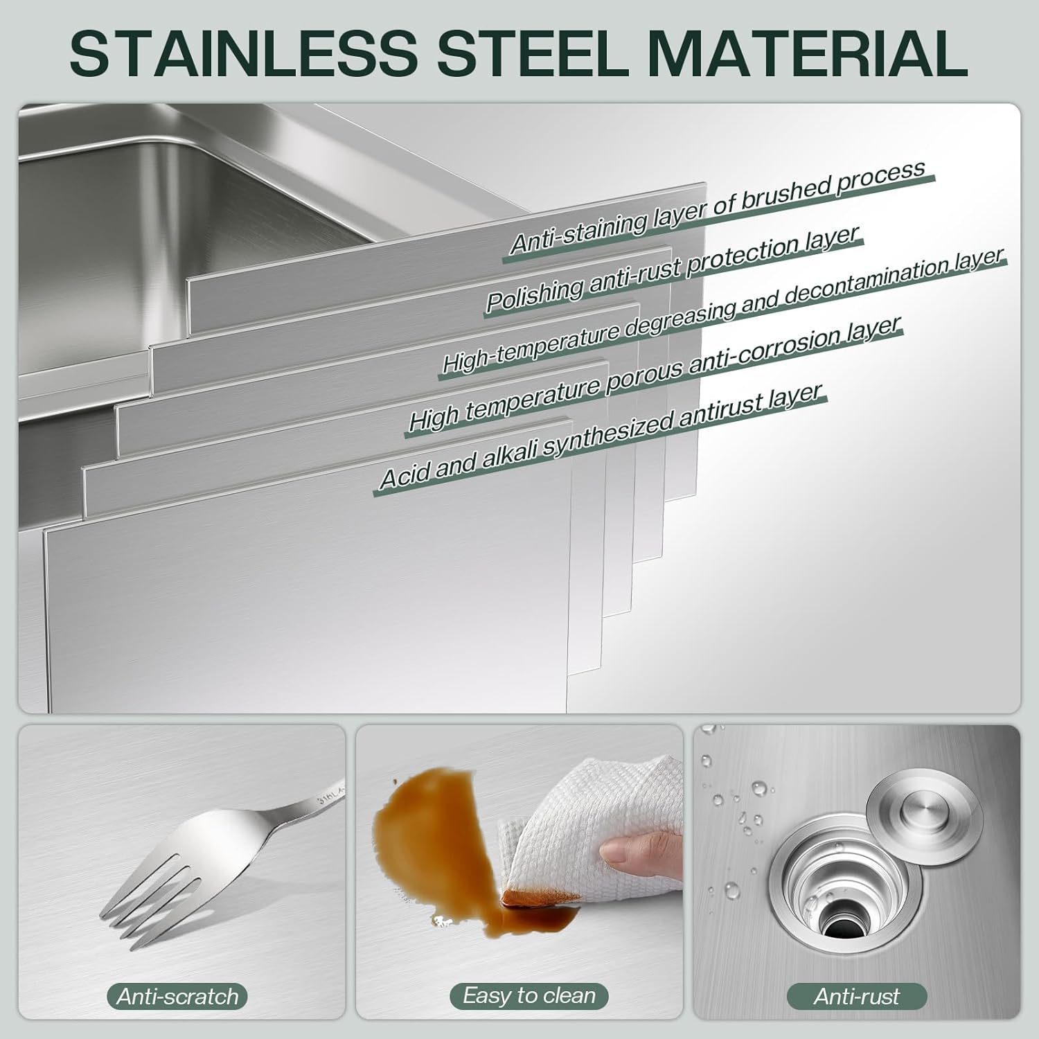 Step-by-step guide for Jocisland utility sink review complete tutorial on using the 72 inch stainless steel commercial kitchen sink