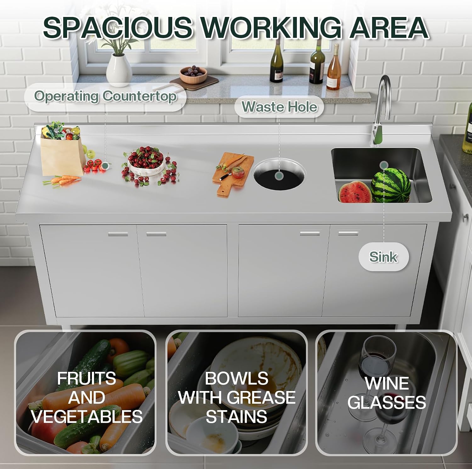 Jocisland utility sink review performance testing and real-world results demonstrating durability and storage capacity