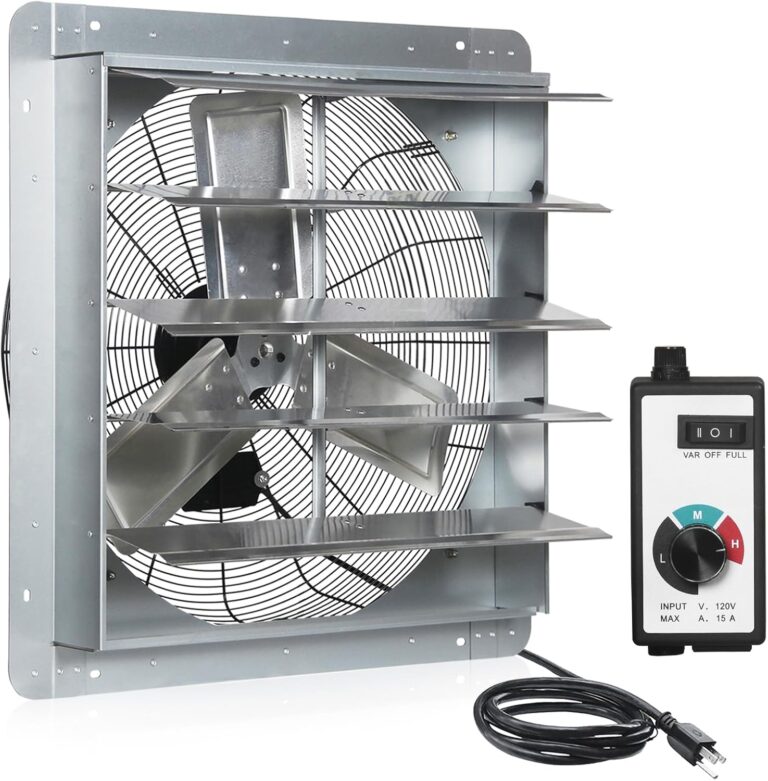 Image 1 of KEN BROWN 24 inch shutter exhaust fan review