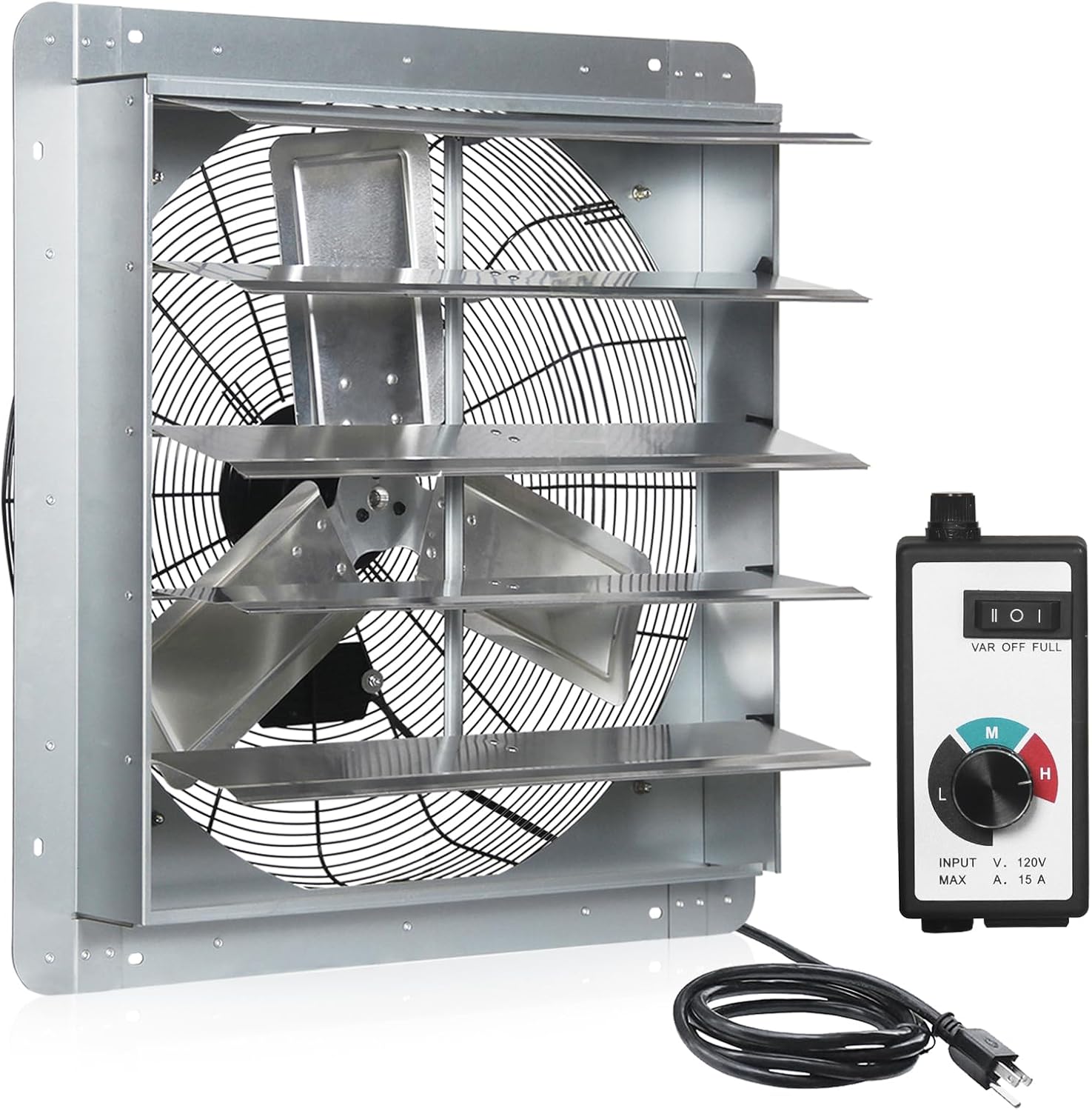 KEN BROWN 24 inch shutter exhaust fan review unboxing — first impressions and package contents