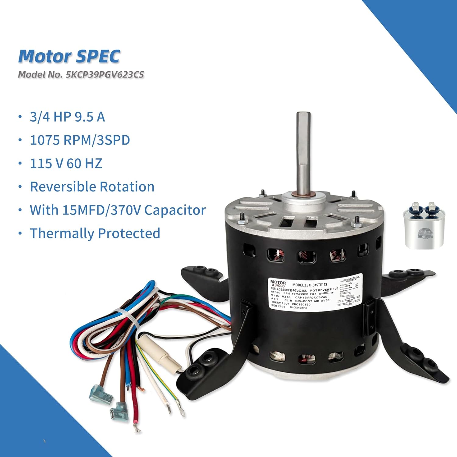 LEUNGOO blower motor review,5KCP39PGV623CS blower motor review and rating,LEUNGOO furnace motor review pros cons,HC45TE113 motor review honest opinion,is LEUNGOO blower motor worth buying,replacement blower fan motor review verdict — design and build quality detail