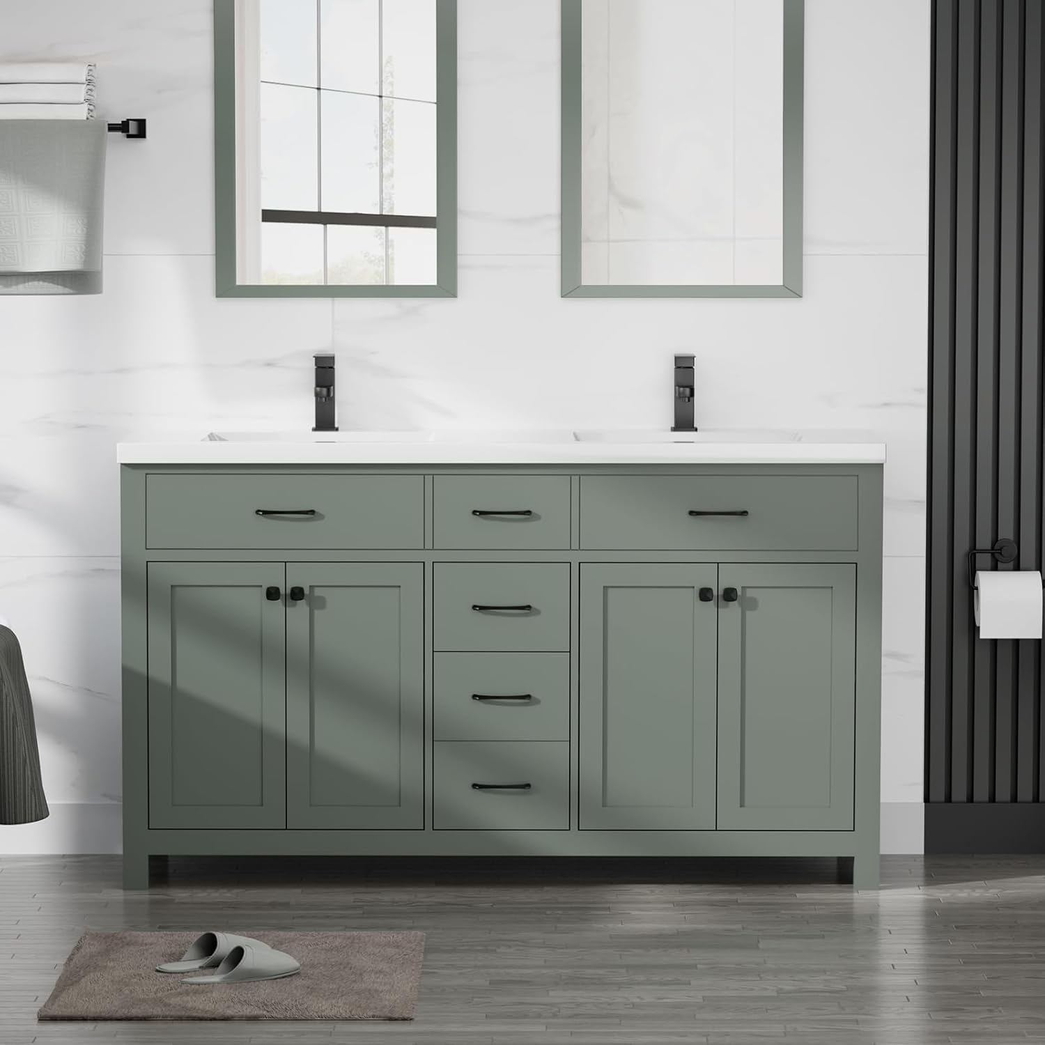 LUCKWIND 60 Bathroom Vanity Review: Honest Pros & Cons 1 LUCKWIND 60 bathroom vanity review,LUCKWIND 60 bathroom vanity review and rating,is LUCKWIND 60 vanity worth buying,LUCKWIND 60 vanity review pros cons,LUCKWIND 60 vanity review honest opinion,LUCKWIND 60 vanity review verdict — full unboxing showing every item included