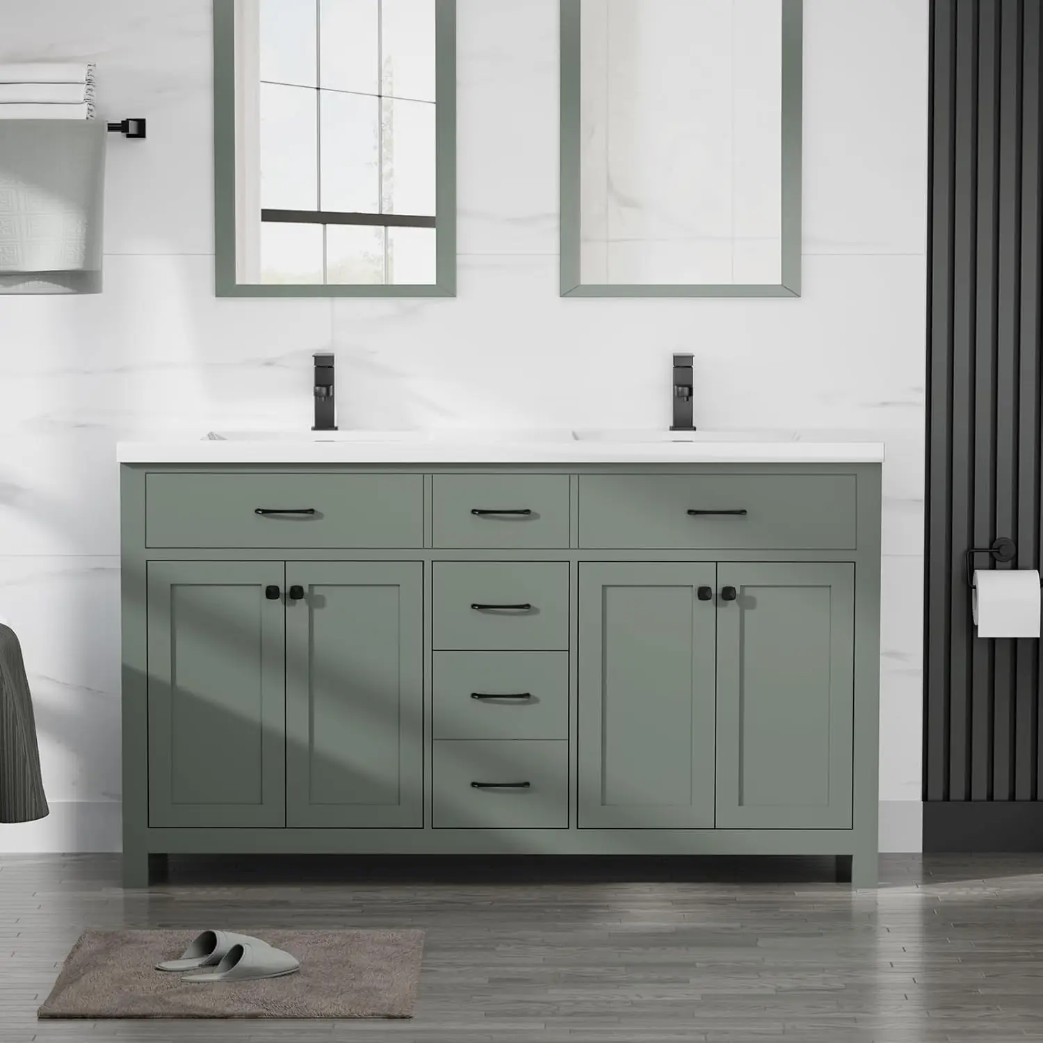 LUCKWIND 60 bathroom vanity review,LUCKWIND 60 bathroom vanity review and rating,is LUCKWIND 60 vanity worth buying,LUCKWIND 60 vanity review pros cons,LUCKWIND 60 vanity review honest opinion,LUCKWIND 60 vanity review verdict — full unboxing showing every item included