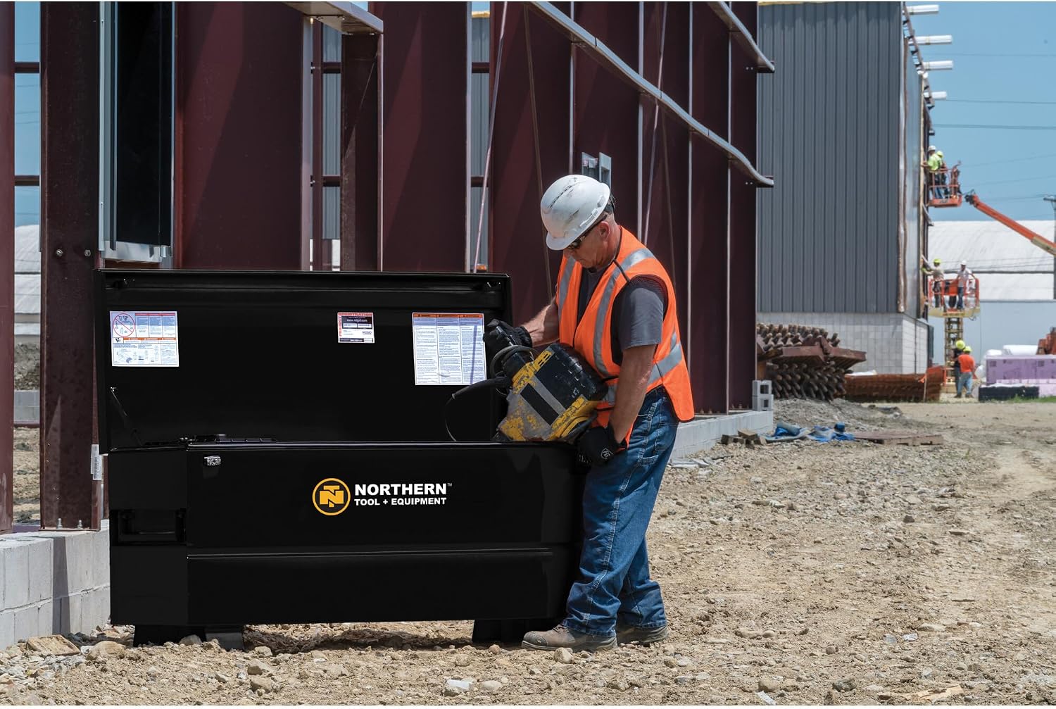 Northern Tool jobsite box review during hands-on performance testing