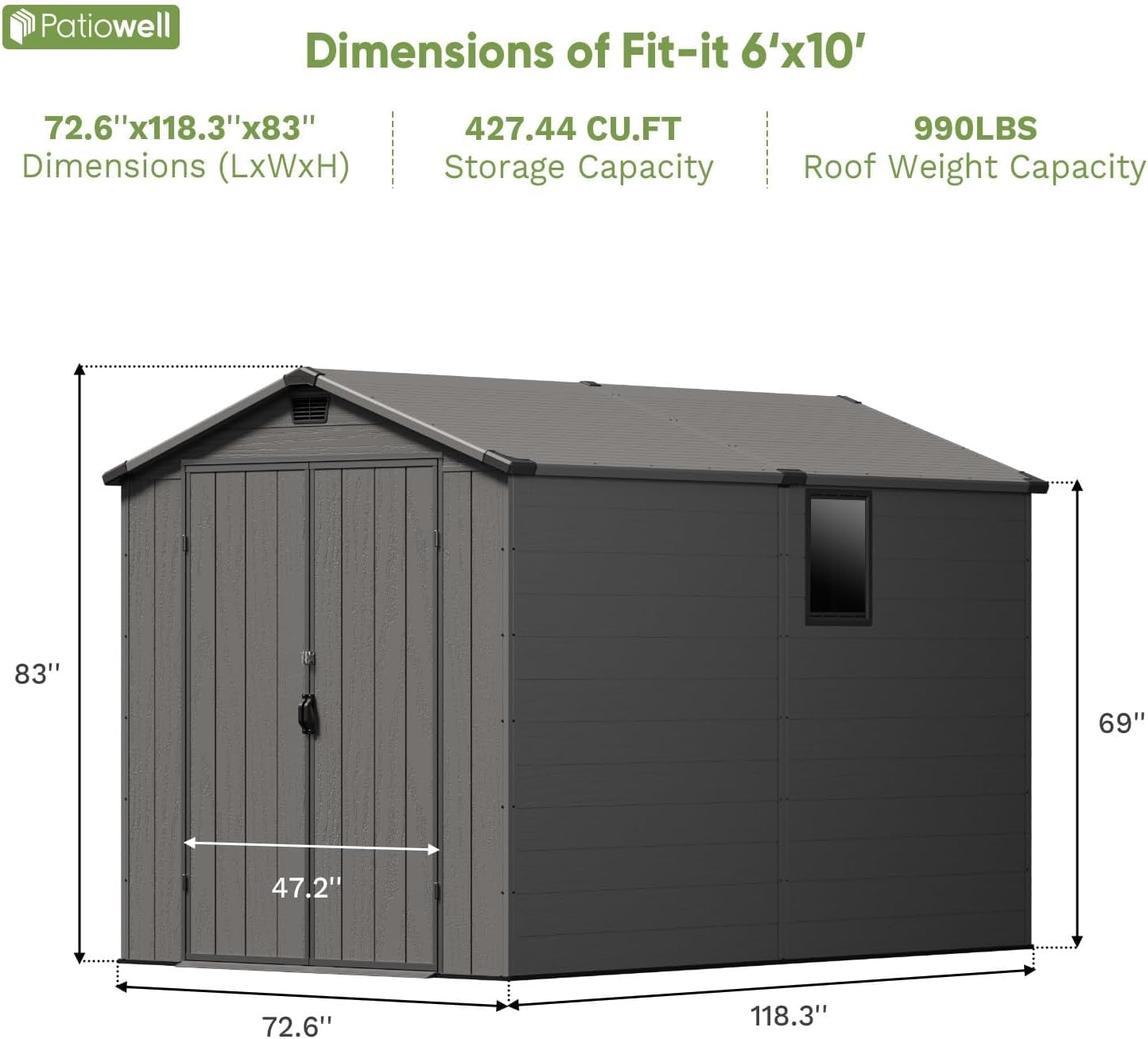 Patiowell 6x10 Shed Review: Honest Pros & Cons 4 Patiowell 6x10 shed review,Patiowell 6x10 shed review and rating,is Patiowell 6x10 shed worth buying,Patiowell 6x10 shed review pros cons,Patiowell 6x10 shed review honest opinion,Patiowell 6x10 shed review verdict performance test results