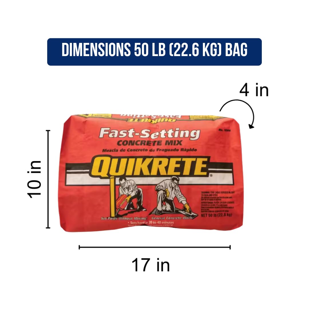 Quikrete Fast-Setting Concrete Mix Review: Pros & Cons 3 Quikrete Fast-Setting Concrete Mix review,Quikrete Fast-Setting Concrete Mix review and rating,is Quikrete Fast-Setting Concrete Mix worth buying,Quikrete Fast-Setting Concrete Mix review pros cons,Quikrete Fast-Setting Concrete Mix review honest opinion,Quikrete Fast-Setting Concrete Mix review verdict benchmark scores and measured results