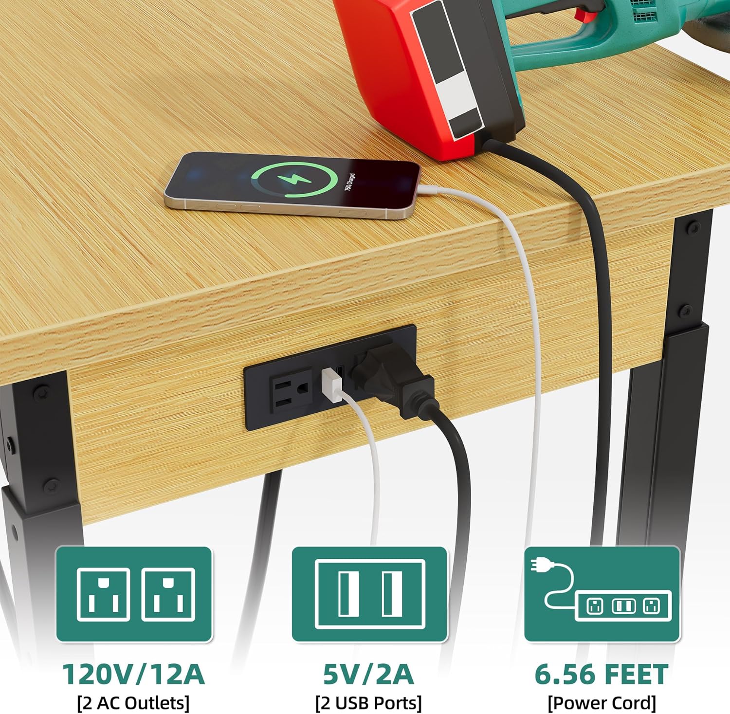 Setting up the YITAHOME adjustable workbench review for the first time