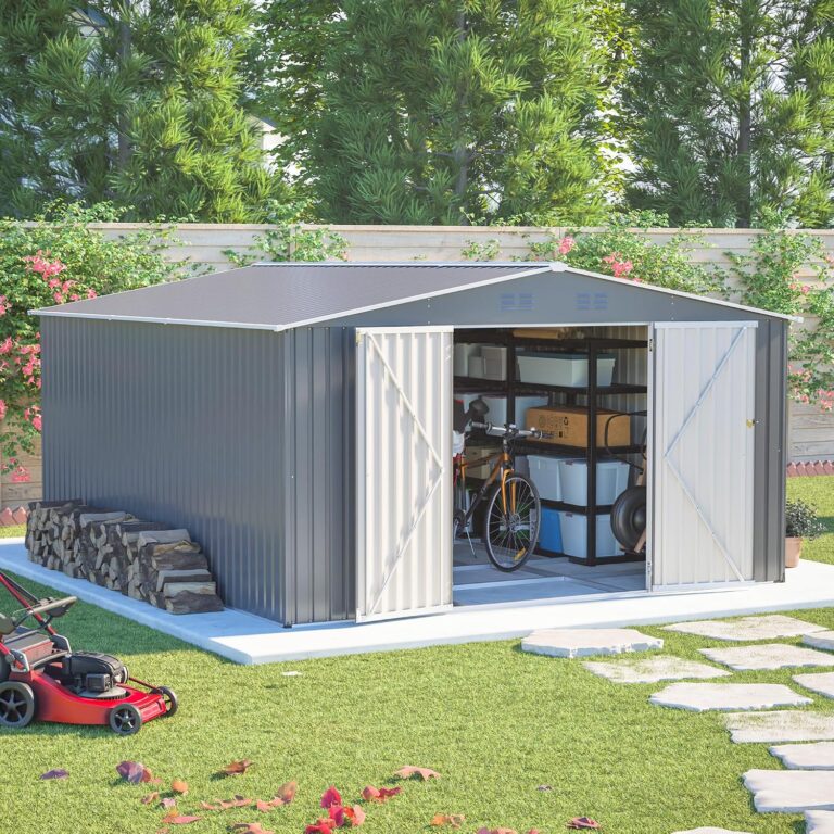 YOPTO 12x14FT Storage Shed Review: Pros & Cons 1 Image 1 of YOPTO 12x14FT storage shed review