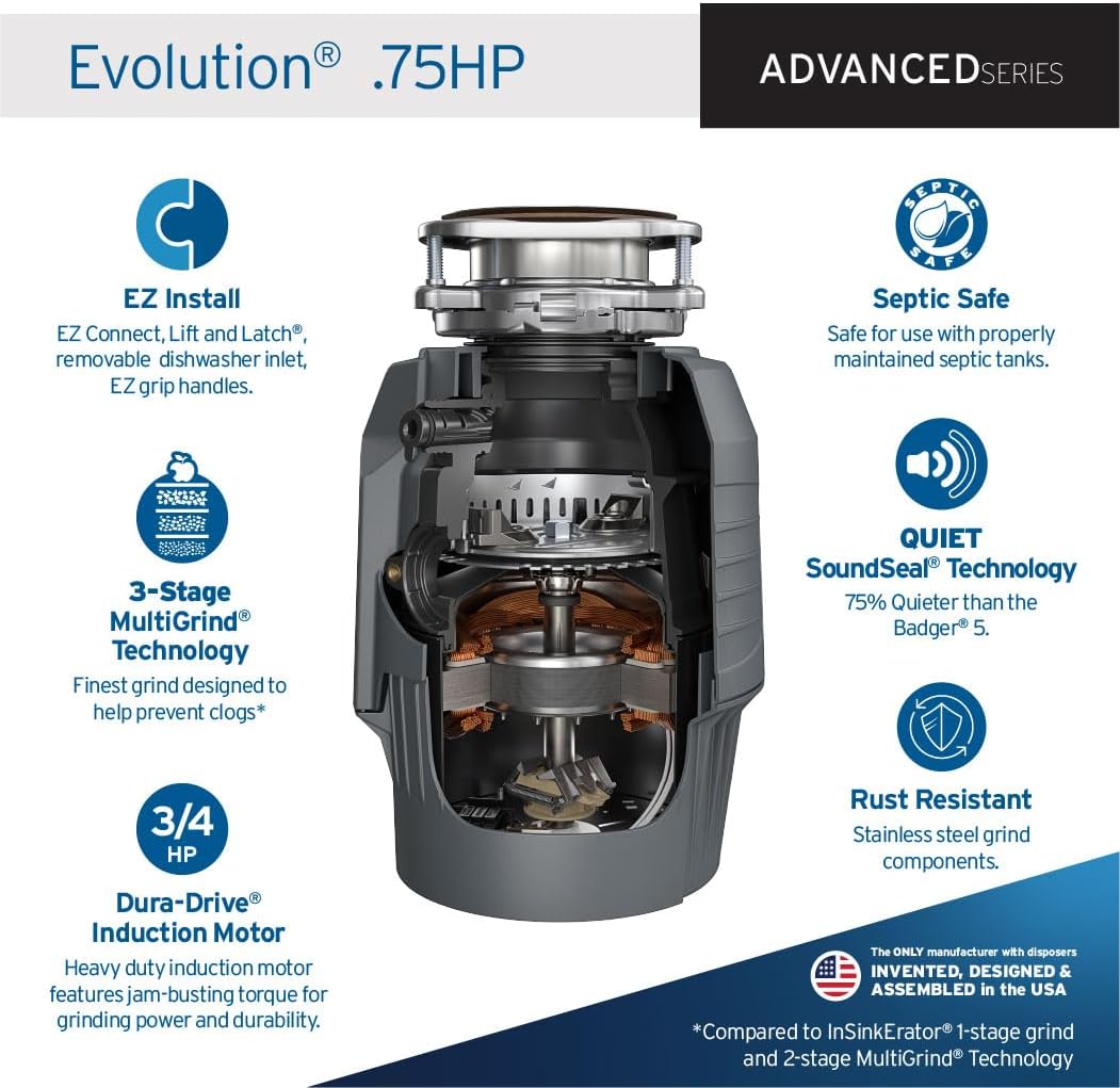 insinkerator evolution 075hp review,insinkerator evolution 075hp review and rating,is insinkerator evolution 075hp worth buying,insinkerator evolution 075hp review pros cons,insinkerator evolution 075hp review honest opinion,insinkerator evolution 075hp review verdict unboxing and complete package contents